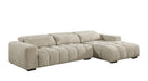 Mariano Furniture - S111 - Sectional with Right Facing Chaise in Beige - BQ-S111 - GreatFurnitureDeal