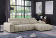 Mariano Furniture - S111 - Sectional with Right Facing Chaise in Beige - BQ-S111 - GreatFurnitureDeal