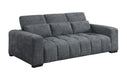 Mariano Furniture - S112 - Chenille Fabric Sofa in Dark Gray - BQ-S112-S - GreatFurnitureDeal