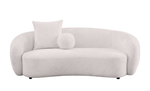 Mariano Furniture - Cozy Teddy Fabric Sofa & Loveseat in Beige - BQ-S90-SL - GreatFurnitureDeal