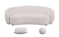 Mariano Furniture - Cozy Teddy Fabric Sofa & Loveseat in Beige - BQ-S90-SL - GreatFurnitureDeal