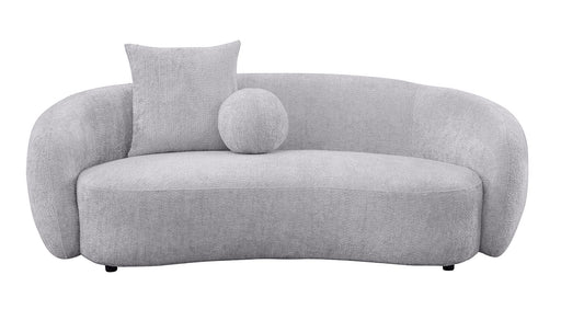 Mariano Furniture - Cozy Teddy Fabric Sofa in Light Gray - BQ-S91-S - GreatFurnitureDeal