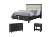 Mariano Furniture - Sandy 3 Piece Eastern King Bedroom Set in Cappuccino - BQ-SAN-EK3 - GreatFurnitureDeal