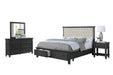 Mariano Furniture - Sandy 4 Piece California King Bedroom Set in Cappuccino - BQ-SAN-CK4 - GreatFurnitureDeal