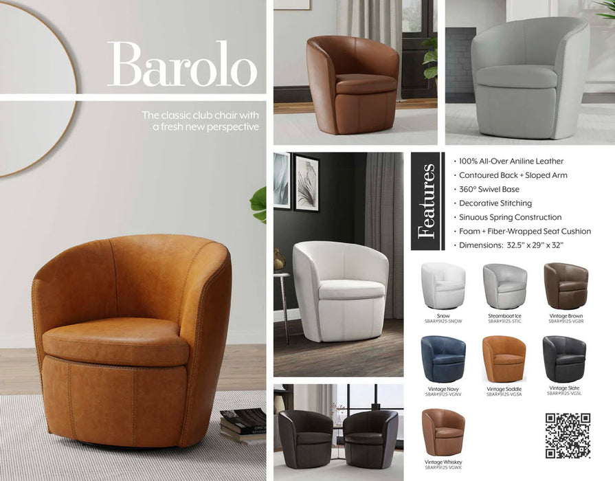 Parker Living - Barolo Swivel Club Chair in Steamboat Ice (Set of 2) - SBAR#912S-2-STIC - GreatFurnitureDeal