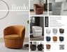 Parker Living - Barolo Swivel Club Chair in Vintage Whiskey (Set of 2) - SBAR#912S-2-VGWK - GreatFurnitureDeal