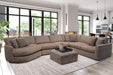 Parker Living - The Bump 4 Piece Sectional Sofa in Alistair Fossil - SBMP-PACK4A-ALFS - GreatFurnitureDeal