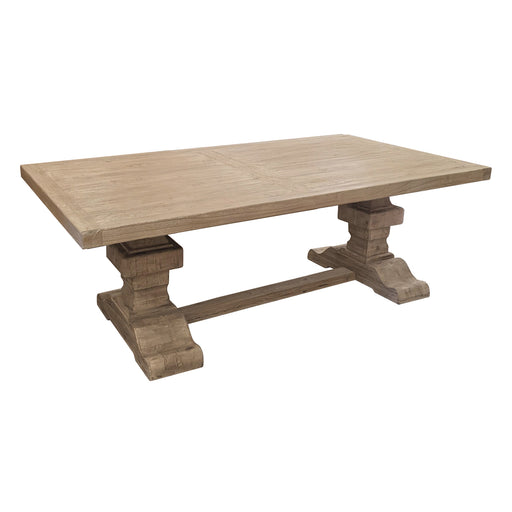 GJ Styles - Bleached Old Elm Dining Table Small - SC08 - GreatFurnitureDeal