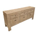 GJ Styles - Bleached Old Elm Sideboard 3 Drawer/6 Door - SC14 - GreatFurnitureDeal