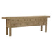 GJ Styles - Bleached Old Elm Console W/13 Drawers - SC18 - GreatFurnitureDeal