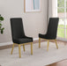 Mariano Furniture - Teddy Fabric Side Chair in Black (Set of 2)- BQ-SC296 - GreatFurnitureDeal