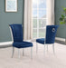 Mariano Furniture - Grid Tufted Side Chair in Navy Blue (Set of 2) - BQ-SC321 - GreatFurnitureDeal