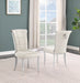 Mariano Furniture - Grid Tufted Side Chair in Cream (Set of 2) - BQ-SC323 - GreatFurnitureDeal