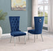 Mariano Furniture - Velvet Side Chair in Navy Blue (Set of 2) - BQ-SC331 - GreatFurnitureDeal