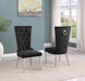 Mariano Furniture - Velvet Side Chair in Black (Set of 2) - BQ-SC332 - GreatFurnitureDeal