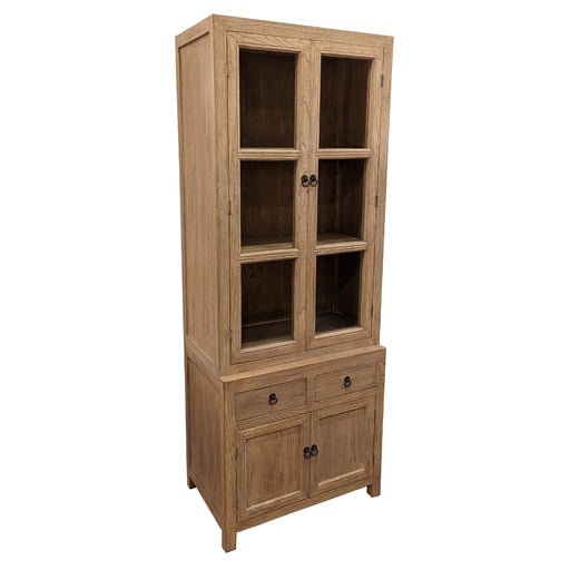GJ Styles - Bleached Elm Cabinet 4 Door/2Drawer - SC50 - GreatFurnitureDeal