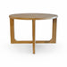 GJ Styles - Small Bleached Elm Dining Table W/Cross - SC71 - GreatFurnitureDeal