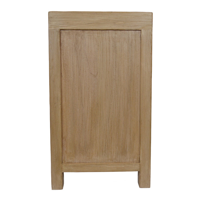 GJ Styles - Side Table in Reclaimed Bleached Elm - SC84
