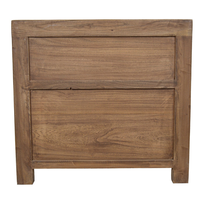 GJ Styles - Side Table in Reclaimed Bleached Elm - SC84