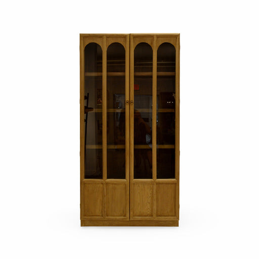 GJ Styles - Tall Arched Glass Two Door Cabinet - SC86 - GreatFurnitureDeal