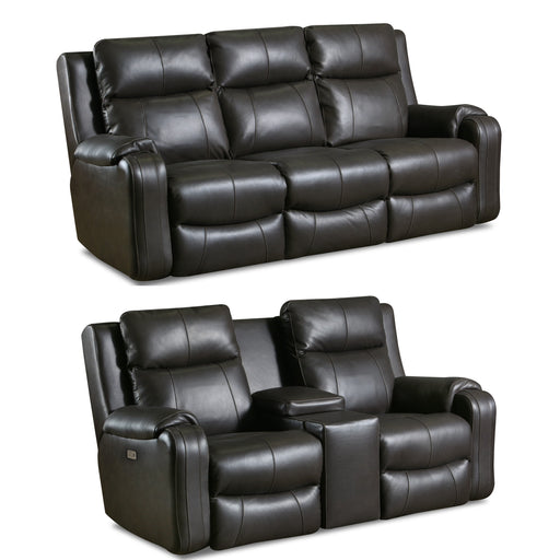 Southern Motion - Contour 2 Piece Reclining Sofa Set in Fossil - 381-31-28 - GreatFurnitureDeal