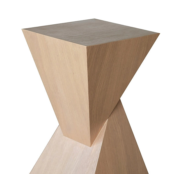 Worlds Away - Scout Sculptural Occassional Table in Natural Oak - SCOUT NO - GreatFurnitureDeal