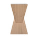 Worlds Away - Scout Sculptural Occassional Table in Natural Oak - SCOUT NO - GreatFurnitureDeal