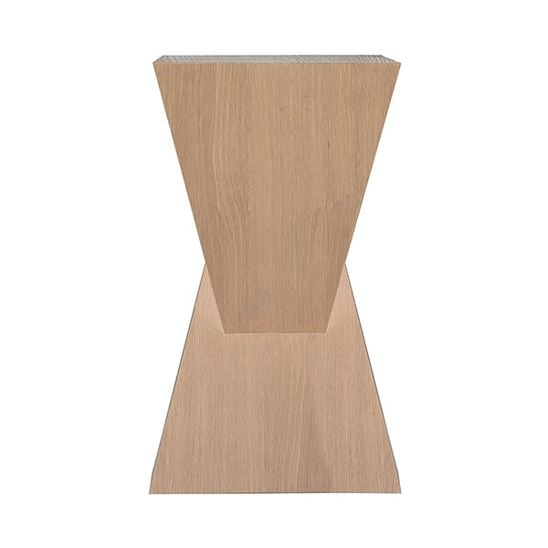 Worlds Away - Scout Sculptural Occassional Table in Natural Oak - SCOUT NO
