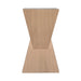 Worlds Away - Scout Sculptural Occassional Table in Natural Oak - SCOUT NO - GreatFurnitureDeal