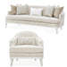 AICO Furniture - La Marisia Chenille 2 Piece Sofa Set - Tranquil/Creamy Pearl - 9089815-35-TRQUL-124 - GreatFurnitureDeal