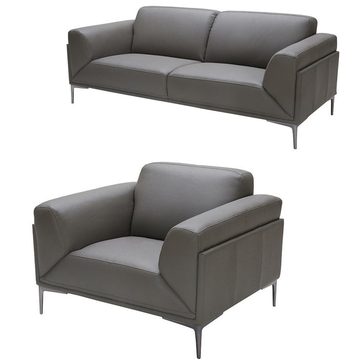J&M Furniture - King Grey 2 Piece Sofa Set - 182501-SC-GRY