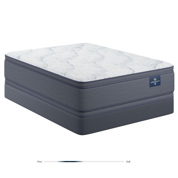 Serta Mattress - Grand Chateau Euro Pillow Top Double Sided 15.5 "Cal King Mattress Set- Grand Chateau II Euro Top - 15.5 - CAL KING-SET - GreatFurnitureDeal