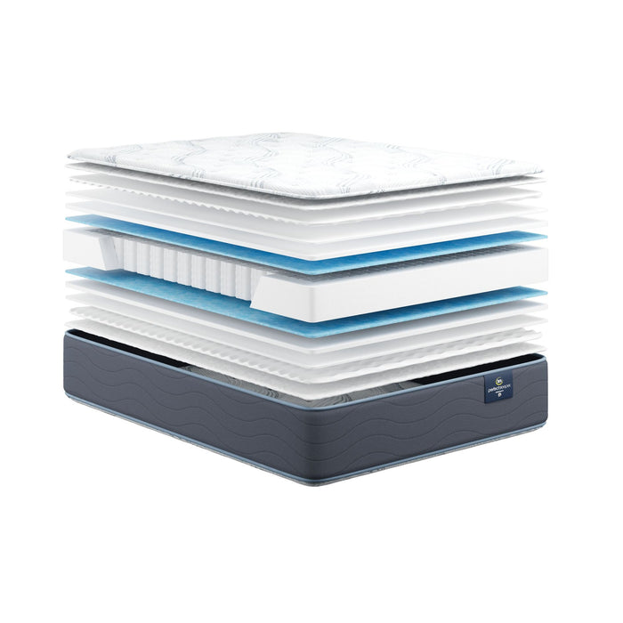 Serta Mattress - Presidential Suite Hotel Double Sided Firm Queen Size Mattress - GreatFurnitureDeal