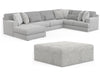 Jackson Furniture - Logan 5 Piece Modular Sectional in Oyster - 3303-75-30-59-72-28-OYSTER - GreatFurnitureDeal