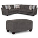 Franklin Furniture - 256 Fairmont 2 Piece Sectional Sofa in Shasta Charcoal - 25649-25628 - GreatFurnitureDeal