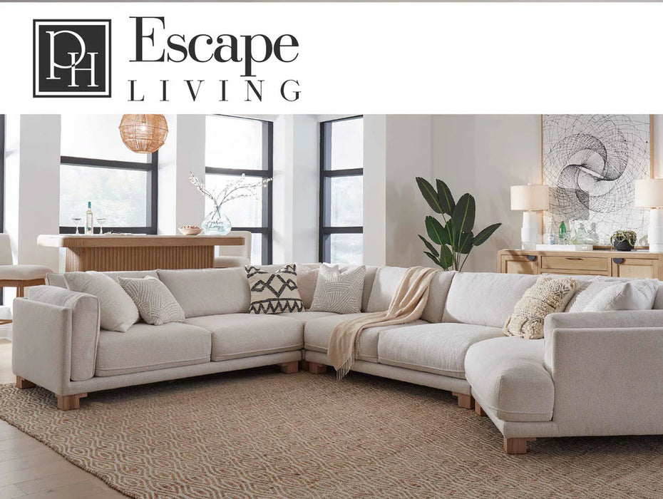 Parker Living - Escape 4 Piece Modular Sectional in Mirage Mist - SESC-PACK4A-MRMS-01-02 - GreatFurnitureDeal