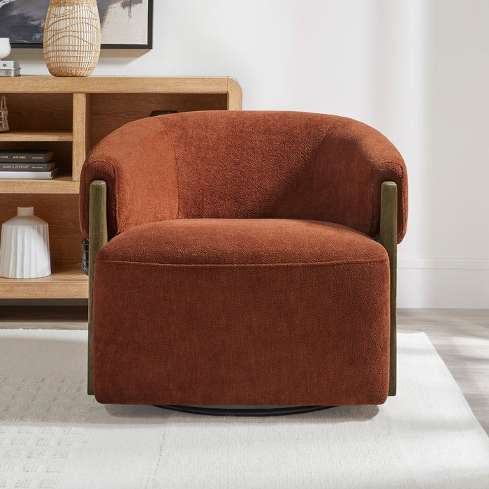 Parker Living - Finley Swivel Accent Chair in Island Rust (Set of 2) - SFIN#912S-ISRU - GreatFurnitureDeal