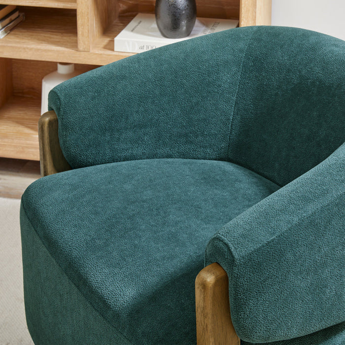 Parker Living - Finley Swivel Accent Chair in Island Teal (Set of 2) - SFIN#912S-ISTE - GreatFurnitureDeal