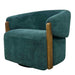 Parker Living - Finley Swivel Accent Chair in Island Teal (Set of 2) - SFIN#912S-ISTE - GreatFurnitureDeal