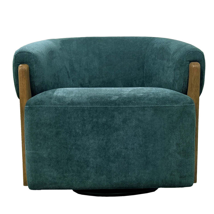 Parker Living - Finley Swivel Accent Chair in Island Teal (Set of 2) - SFIN#912S-ISTE - GreatFurnitureDeal
