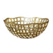 Worlds Away - Decorative Bowl With Organic Open Design In Textured Brass Finish - SIERRA - GreatFurnitureDeal