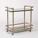 Brentwood Bar Cart in Antique Brass - AT200-ABF - GreatFurnitureDeal
