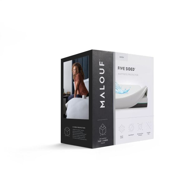 Malouf - Five Sided™ Mattress Protector - GreatFurnitureDeal