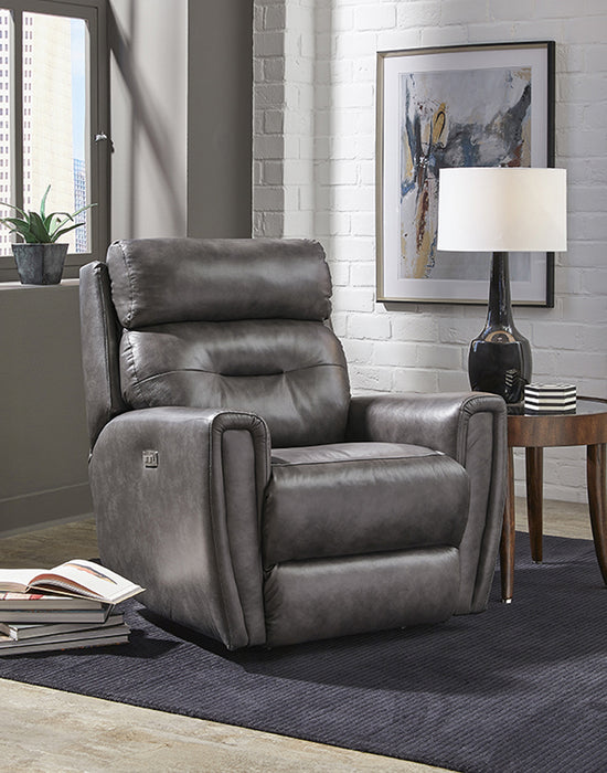 Southern Motion - Denali Power Headrest WallHugger Recliner in Slate - 6012P - GreatFurnitureDeal