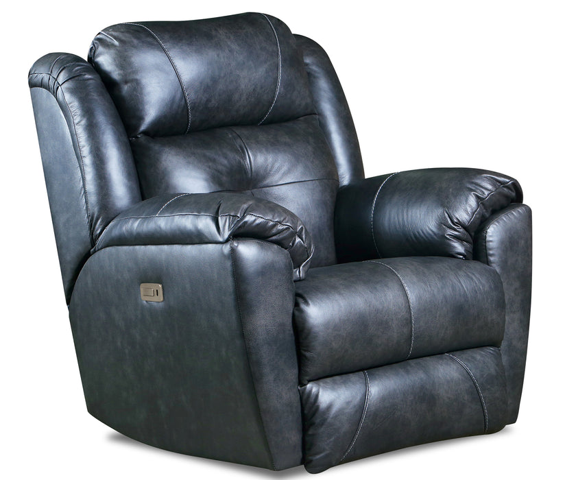 Southern Motion - Vista Power Headrest Wallhugger Recliner in Slate - 6351P - GreatFurnitureDeal