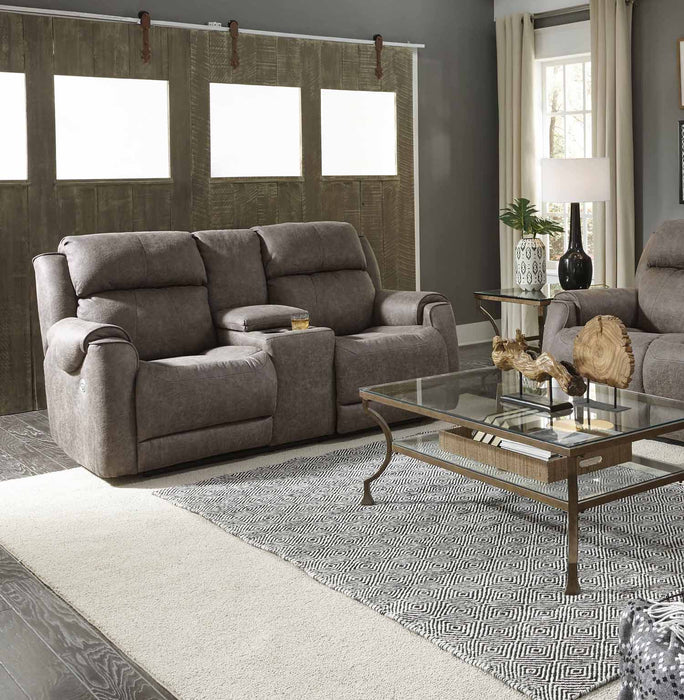 Southern Motion - Safe Bet 2 Piece Double Reclining Sofa Set in Slate - 757-31-21