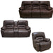 Franklin Furniture - Legacy 3 Piece Power Reclining Living Room Set in Chocolate - 50044-83-50034-83-4507-28 - GreatFurnitureDeal