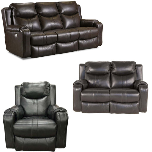 Southern Motion - Marvel 3 Piece Double Reclining Living Room Set with Power Headrest in Fossil - 881-61P-78P-5881P - GreatFurnitureDeal