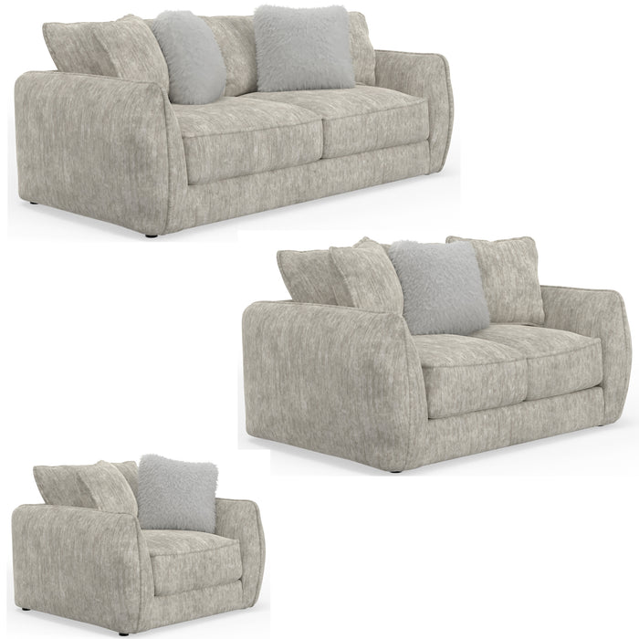 Jackson Furniture - Bankside 3 Piece Living Room Set in Parchment - 2206-03-02-01-PARCHMENT-MTO - GreatFurnitureDeal