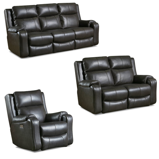 Southern Motion - Contour 3 Piece Power Headrest Reclining Living Room Set in Fossil - 381-61-51-5381P - GreatFurnitureDeal